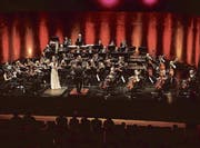 Das Orchester Liechtenstein-Werdenberg im Vaduzer Saal. Bild: Rudi Schachenhofer