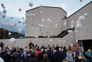 Am Jubiläumsfest wurden unter anderem Ballone auf eine unbekannte Reise geschickt. (Bild: PD)