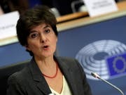 Die französische EU-Kommissionskandidatin Sylvie Goulard ist am Donnerstag in Brüssel vom EU-Parlament abgelehnt worden. Vergeblich hatte die Französin versucht, Zweifel an ihrer Integrität auszuräumen. (Bild: KEYSTONE/EPA/OLIVIER HOSLET)