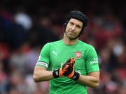 Petr Cech versucht sich nun als Eishockey-Goalie (Bild: KEYSTONE/EPA/ANDY RAIN)