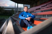 Bei Zug 94 fühlt sich Valentin Bagavac wohl. (Bild: Maria Schmid, Zug, 10. Oktober 2019)