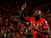 Romelu Lukaku qualifizierte sich mit Belgien souverän für die EM (Bild: KEYSTONE/EPA/STEPHANIE LECOCQ)