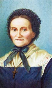 Marguerite Bays (1815–1879). Das Gemälde ist das populärste Porträt der Freiburgerin. Bild: PD