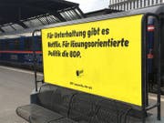 Aus der Wahlkampagne der BDP. (Bild: BDP)