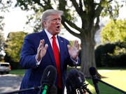 Will nach der türkischen Militäriinvasion in Nordsyrien zwischen der Türkei und den Kurden vermitteln: US-Präsident Donald Trump. (Bild: KEYSTONE/AP/PATRICK SEMANSKY)