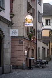 Das «Doorzögli» liegt am Stiefelplatz in der Luzerner Altstadt. (Bild: Nadia Schärli, Luzern, 1. Oktober 2019)
