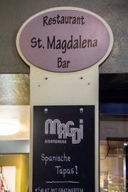 Das Restaurant St. Magdalena an der Eisengasse serviert auch Tapas. (Bild: Nadia Schärli, Luzern, 1. Oktober 2019)