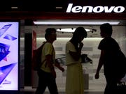 Glück für Lenovo: die Angst vor US-Zöllen treibt den Verkauf von PCs (Archivbild). (Bild: KEYSTONE/AP/Andy Wong)