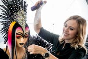 Mit ihren Kreationen holte Chantale Ambühl aus Schötz an den Coiffeur-Weltmeisterschaften in Paris drei Goldmedaillen.(Bild: Nadia Schärli, Willisau, 10. Oktober 2019)