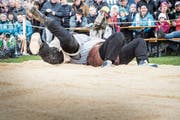 Heuer fand das Kantonale in Frauenfeld statt. Im Schlussgang bezwang der Bündner Armon Orlik den Thurgauer Dominik Schneider. Bild: Andrea Stalder (5. Mai 2019)