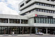 Der Hauptsitz der Schwyzer Kantonalbank. (Bild: Keystone/Alexandra Wey, Schwyz 12. Mai 2017)