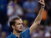 Aufsteiger des Jahres: Daniil Medwedew hat seit dem Wimbledon-Achtelfinal nie mehr vor dem Final verloren (Bild: KEYSTONE/AP/ANDY WONG)