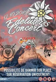 Der Flyer des «Edelweiss Concert»