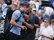 Keine guten Erinnerungen: Seit seinem Viertelfinal-Out am 3. September am US Open stand Stan Wawrinka nicht mehr im Einsatz (Bild: KEYSTONE/EPA/JUSTIN LANE)