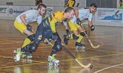 Erzielte den zwischenzeitlichen 1:1-Ausgleich: Angreifer André Da Costa (am Ball). (Bild: Kurt Briker, Montreux, 12. Oktober 2019)