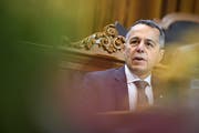 Soll handeln: Bundesrat Ignazio Cassis während der Herbstsession in Bern. (Bild: KEYSTONE/Anthony Anex)