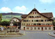 Undatiertes Postkartenbild des Gasthauses zur Linde. Bilder: Archiv Michael Schärli