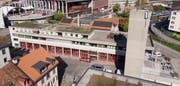 Das Feuerwehrdepot der Berufsfeuerwehr an der Notkerstrasse 44 neben der Olma ist in die Jahre gekommen. Es soll erweitert und saniert werden. (Bild: Ralph Ribi)