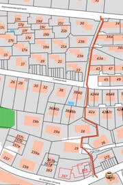 Der Hohermuthweg führt vom Kammelenberg direkt zur Bushaltestelle an der St.-Georgen-Strasse. (Plan: Stadt St.Gallen)