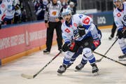 Lino Martschini im Heimspiel gegen Pilsen. (Bild: Daniela Frutiger/Freshfocus (Zug, 9. Oktober 2019)