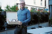 Nino Bremgartner ist stolz auf seine Heimat: «Ich will diejenigen Sachen repräsentieren, die von hier stammen.» Bild: Astrid Zysset