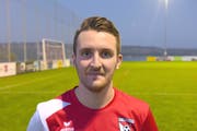 Moreno Heini, Nottwiler Doppeltorschütze gegen den FC Altbüron-Grossdietwil. Bild: Michael Wyss