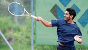 Adam Moundir will bis Ende Jahr zu den 400 weltbesten Tennisspielern gehören.Bild: Philipp Schmidli (Luzern, 25. Mai 2019)