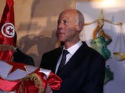 Ein parteiloser Professor der Rechte wird neuer Staatschef in Tunesien: Kaïs Saïed. (Bild: KEYSTONE/EPA/MOHAMED MESSARA)