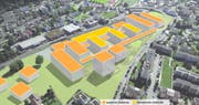 Der Campus an der Technikumstrasse in Horw soll für 365 Millionen Franken ausgebaut werden. (Bild: PD / Bearbeitung: Oliver Marx)