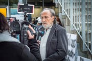 Tierschützer Erwin Kessler bei einer Medienkonferenz in Frauenfeld. (Bild: Andrea Stalder)