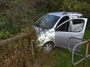 Als sie mit dem Auto nicht mehr weiterkam, flüchtete die Frau zu Fuss weiter. (Bild: Kapo)