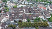 Sagen Stadtrat, Gemeinderat und Stimmvolk definitiv Ja zur Variante 20, führt ein Tunnel mitten durch die Innenstadt. (Bild: Olaf Kühne)