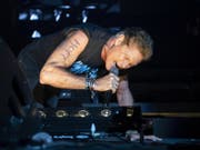 Der US-Sänger und Schauspieler David Hasselhoff hat auf seiner «Freedom! The Journey Continues Tour 2019» in Zürich Halt gemacht - und wollte nicht mehr gehen. (Keystone/Ennio Leanza) (Bild: Keystone/ENNIO LEANZA)