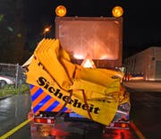 Es entstand an beiden Fahrzeugen ein hoher Sachschaden. (Bild: Luzerner Polizei)