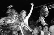 Sie schrieb Schweizer Sportgeschichte: Denise Biellmann ist für Swiss Sports History als Botschafterin im Einsatz: (Bild: Keystone)