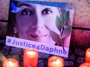 Die regierungskritische Journalistin Daphne Caruana Galizia ist vor zwei Jahren in ihrem Auto in die Luft gesprengt worden. (Bild: KEYSTONE/EPA/CLEMENS BILAN)