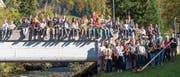 Geselligkeit und Musik als verbindendes Element: Rund 50 Jugendliche musizieren derzeit im toggenburgischen Stein. Bild: PD