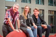 Von links nach rechts: Andreas Schweizer, Roxana Ionesco-Beck und Ernst Brunner. (Bild: Hanspeter Schiess)