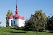 Aussergewöhnlicher Grundriss: Die Wallfahrtskapelle St. Ottilien in Buttisholz.(Bild: Nadia Schärli, 16. Oktober 2019)