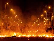 In der Nacht auf Mittwoch kam es in Barcelona erneut zu gewalttätigen Auseinandersetzungen zwischen Unterstützern von katalanischen Separatisten und der Polizei. (Bild: KEYSTONE/EPA EFE/ENRIC FONTCUBERTA)