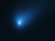 Als das Hubble-Weltraumteleskop am 12. Oktober diese Aufnahme schoss, war der interstellare Komet 2I/Borisov etwa 420 Millionen Kilometer von der Erde entfernt. (Bild: NASA/ESA/Hubble)
