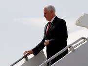 US-Vizepräsident Mike Pence bei der Ankunft in der türkischen Hauptstadt Ankara. (Bild: KEYSTONE/AP/JACQUELYN MARTIN)