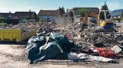 Auf dieser 1091 Quadratmeter grossen Parzelle in einem Einfamilienhausquartier entsteht eine neue Überbauung.Bild: Remo Zollinger