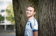 Volley-Luzern-Captain Nick Amstutz blickt optimistisch auf die bevorstehende NLA-Saison. Bild: Manuela Jans-Koch (Luzern, 10. Oktober 2019)