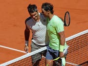 Roger Federer erreichte in diesem Jahr bei seinem Comeback in Roland Garros den Halbfinal, den er gegen Rafael Nadal verlor (Bild: KEYSTONE/AP/PAVEL GOLOVKIN)