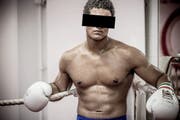 B. K. alias Carlos beim Boxtraining vor dem Skandal im Jahr 2013.