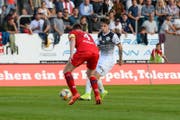Der Einsatz von Wils Fabian Rohner (in weiss) ist noch fraglich. (Bild: Gianluca Lombardi)