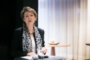 Für eine kritische Medienlandschaft: Bundesrätin Sommaruga. (Bild: Manuel Lopez (Bern, 8. Oktober 2019)