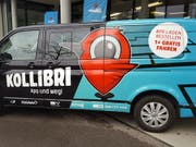 Mit fünf solchen Kleinbussen testete PostAuto ein neues Mobilitätsangebot in der Region Brugg AG. Fazit: Es funktioniert, aber das Geld fehlt. (Bild: Thomas Gerber/Keystone-SDA)