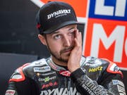Sorgenvoller Ausblick: Der WM-Vierte Tom Lüthi startet am Sonntag nur aus der dritten Reihe zum GP von Japan (Bild: KEYSTONE/MARCEL BIERI)
